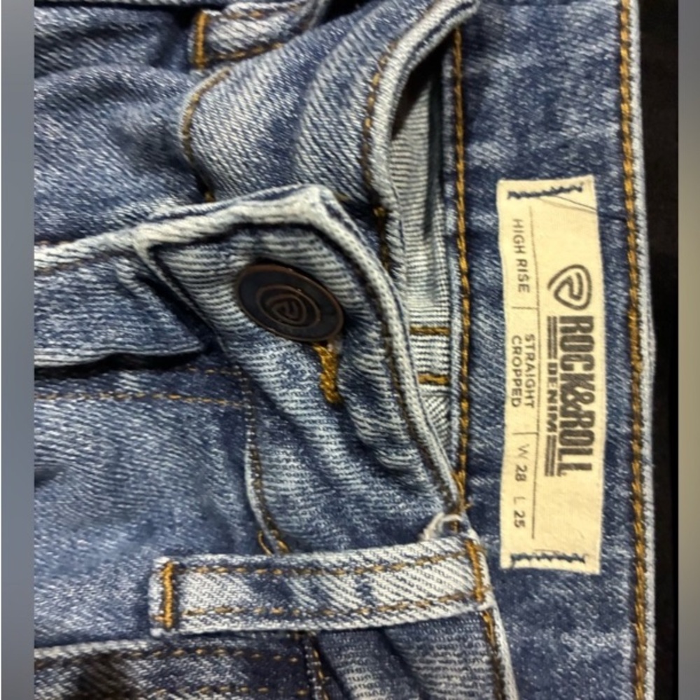 Rock & Roll Denim Blue Jeans - Picture 3 of 4